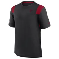 T-shirt Performance Player des Atlanta Falcons Sideline Tonal Logo Nike noir pour homme