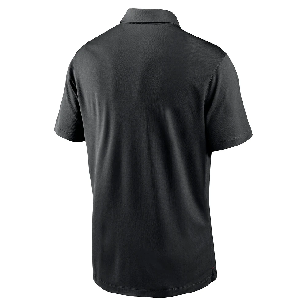 Polo Nike Atlanta Falcons Vapor Performance pour homme - Noir