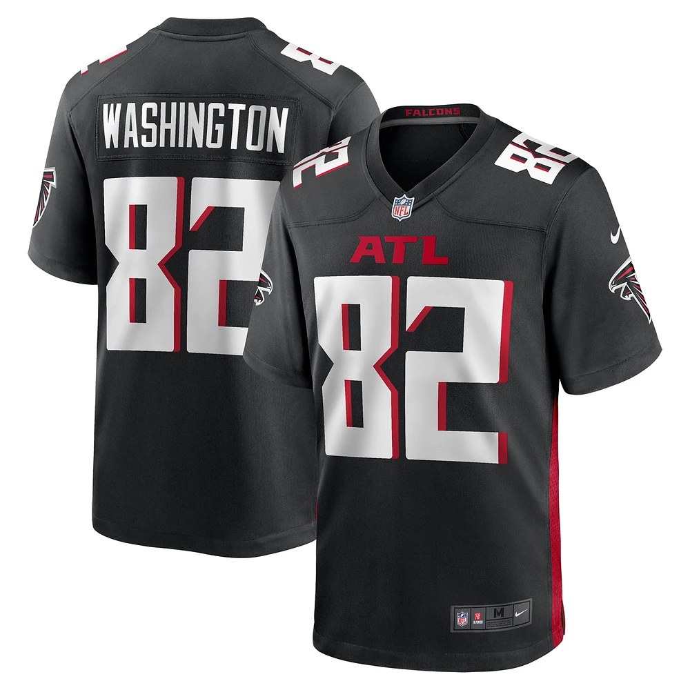 Maillot de match Nike Casey Washington noir pour homme des Atlanta Falcons