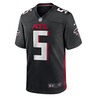 Maillot de match joueur Nike Drake London des Atlanta Falcons pour homme, noir