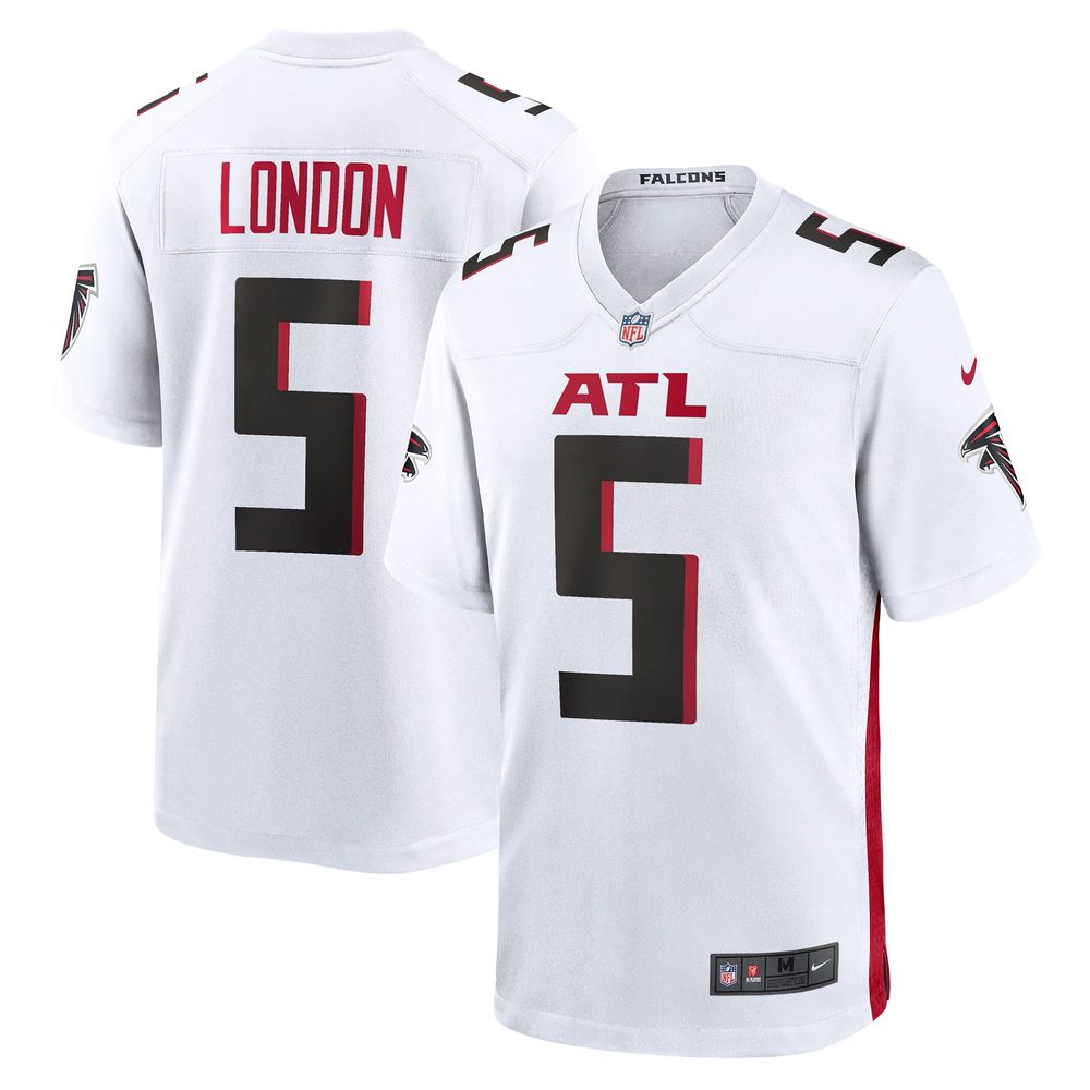 Men's Nike Drake London White Atlanta Falcons Away Game Player Jersey