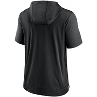 Men's Nike Heathered Charcoal/Black Atlanta Falcons Performance Hoodie T-Shirt