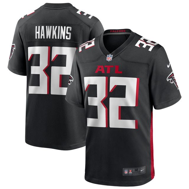 Maillot de match joueur Atlanta Falcons Nike Jaylinn Hawkins pour homme noir