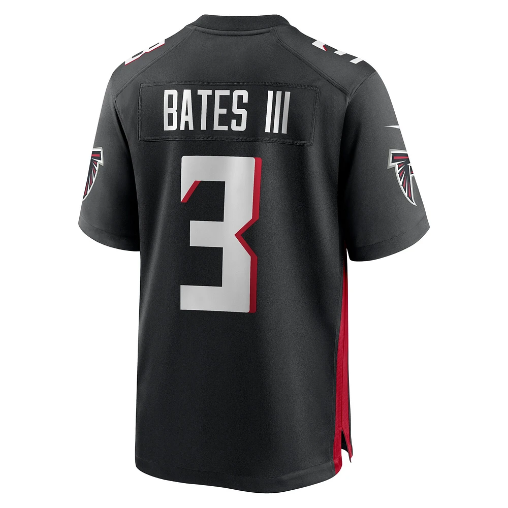 Maillot de joueur jeu Nike Jessie Bates III des Atlanta Falcons pour homme, noir