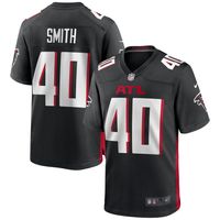 Men's Nike Keith Smith Black Atlanta Falcons Game Jersey