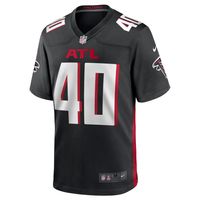 Men's Nike Keith Smith Black Atlanta Falcons Game Jersey