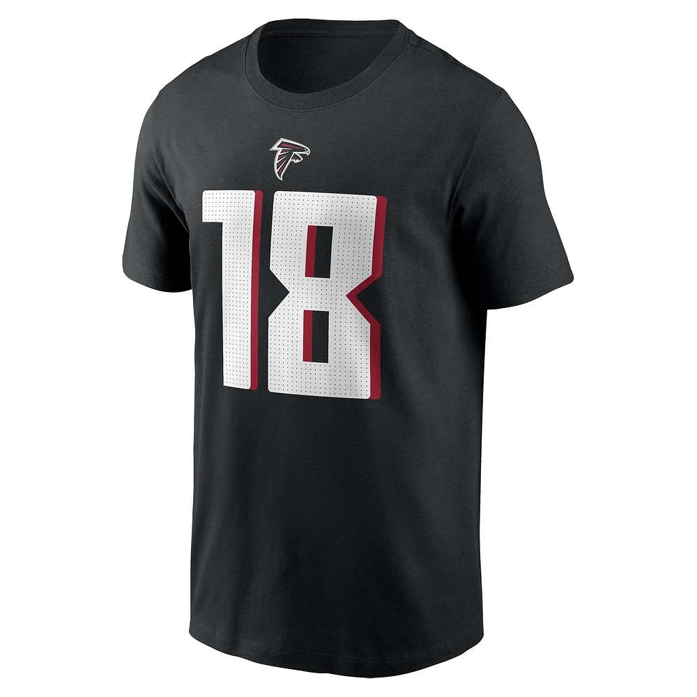 T-shirt avec nom et numéro de joueur des Atlanta Falcons Nike Kirk Cousins ​​pour homme, noir