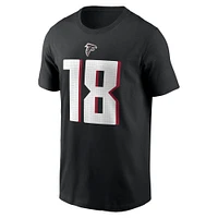 T-shirt avec nom et numéro de joueur des Atlanta Falcons Nike Kirk Cousins ​​pour homme, noir