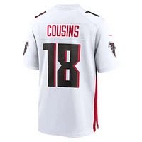 Maillot de joueur match Nike Kirk Cousins ​​des Atlanta Falcons pour homme, blanc
