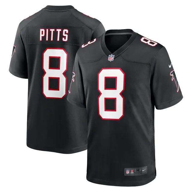 A.J. Terrell Atlanta Falcons Men's Black Name & Number Logo Long