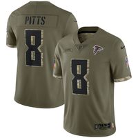 Kyle Pitts Atlanta Falcons Nike 2022 Salute To Service Limited Jersey -  Olive