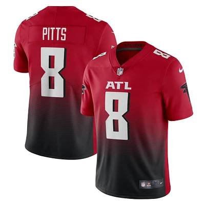 Maillot Nike Kyle Pitts Atlanta Falcons Alternate 2 Vapor Limited rouge pour homme