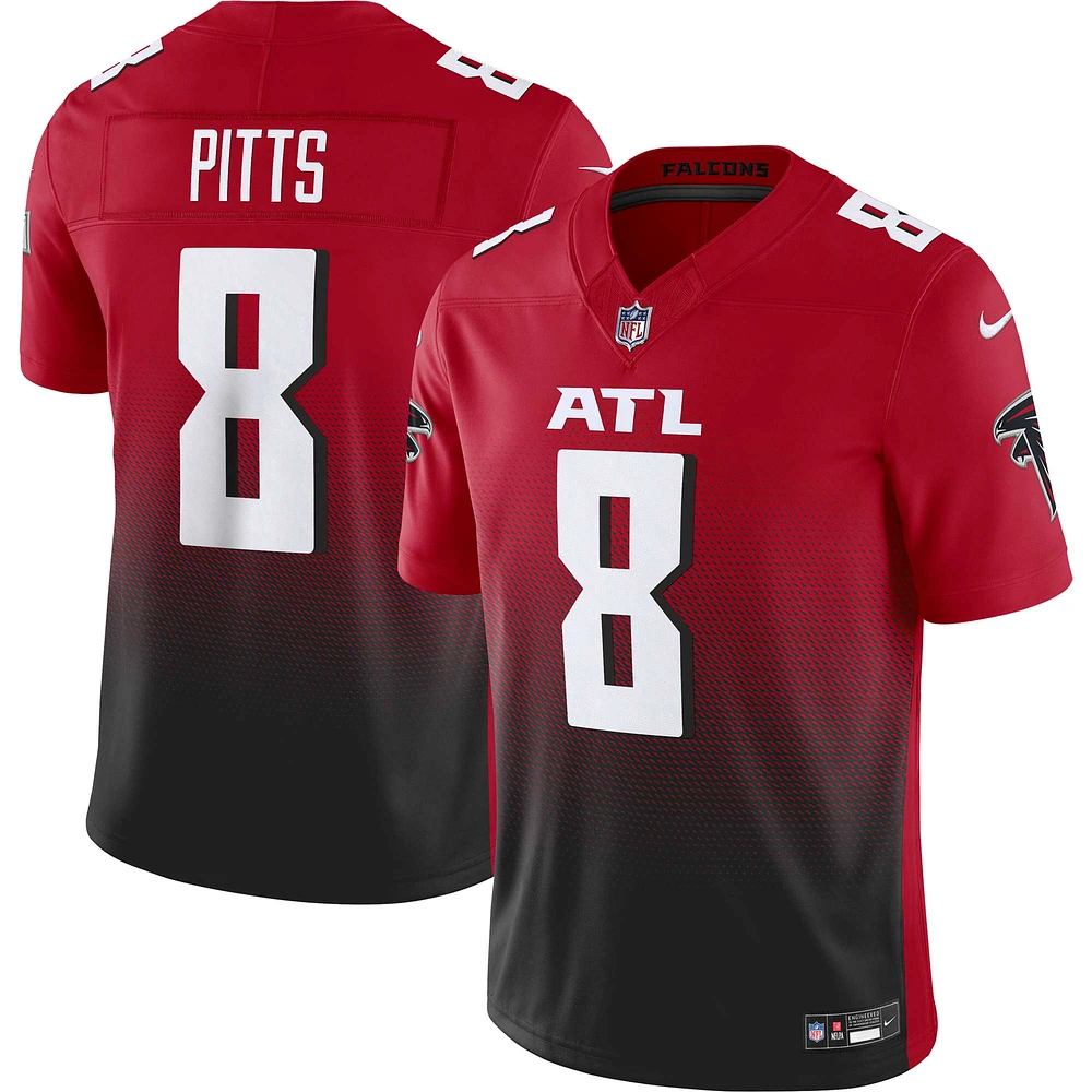 Nike Kyle Pitts Rouge Atlanta Falcons Vapor F.U.S.E. Maillot limité