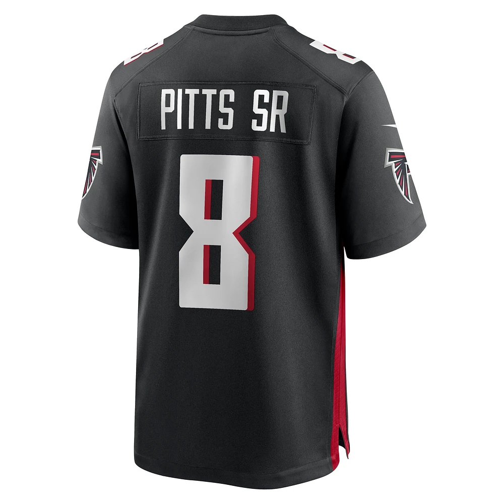 Men's Nike Kyle Pitts Sr. Black Atlanta Falcons Team  Game Jersey