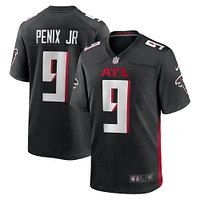 Maillot de jeu Nike Michael Penix Jr. noir pour homme des Falcons d'Atlanta