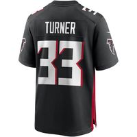 Men's Nike Michael Turner Black Atlanta Falcons Game Retired Player Jersey