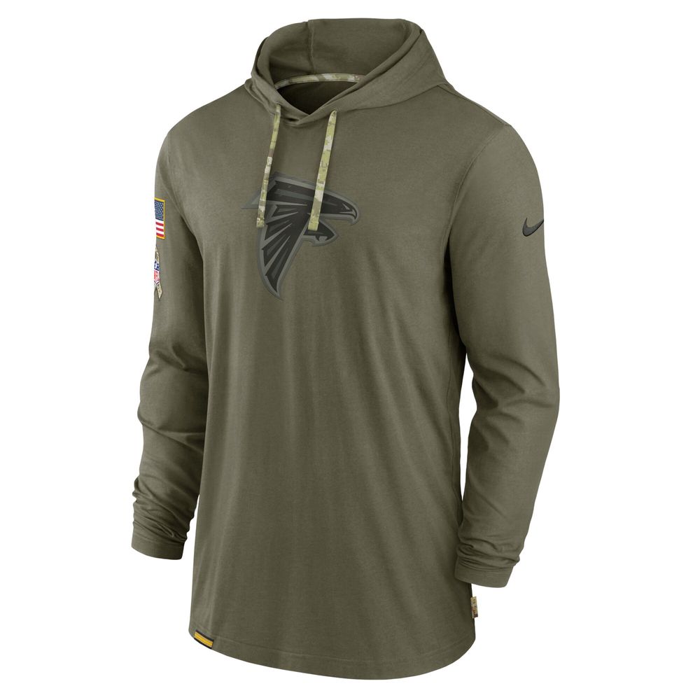 Atlanta Falcons Nike Hoodie Mens S Brown Salute To Service Sweatshirt NFL