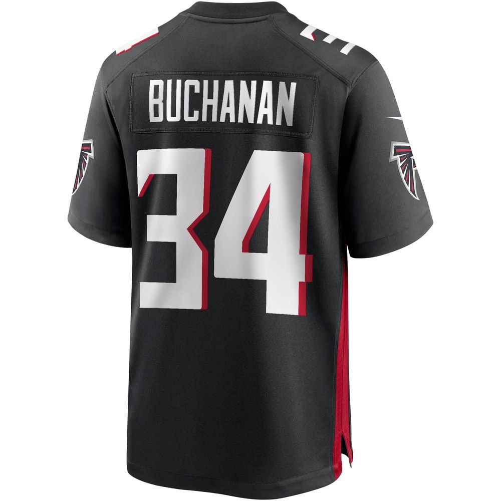 Men's Nike Ray Buchanan Black Atlanta Falcons Game Retired Player Jersey