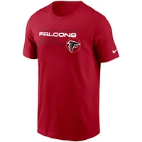 Men's Nike Red Atlanta Falcons Broadcast Essential T-Shirt