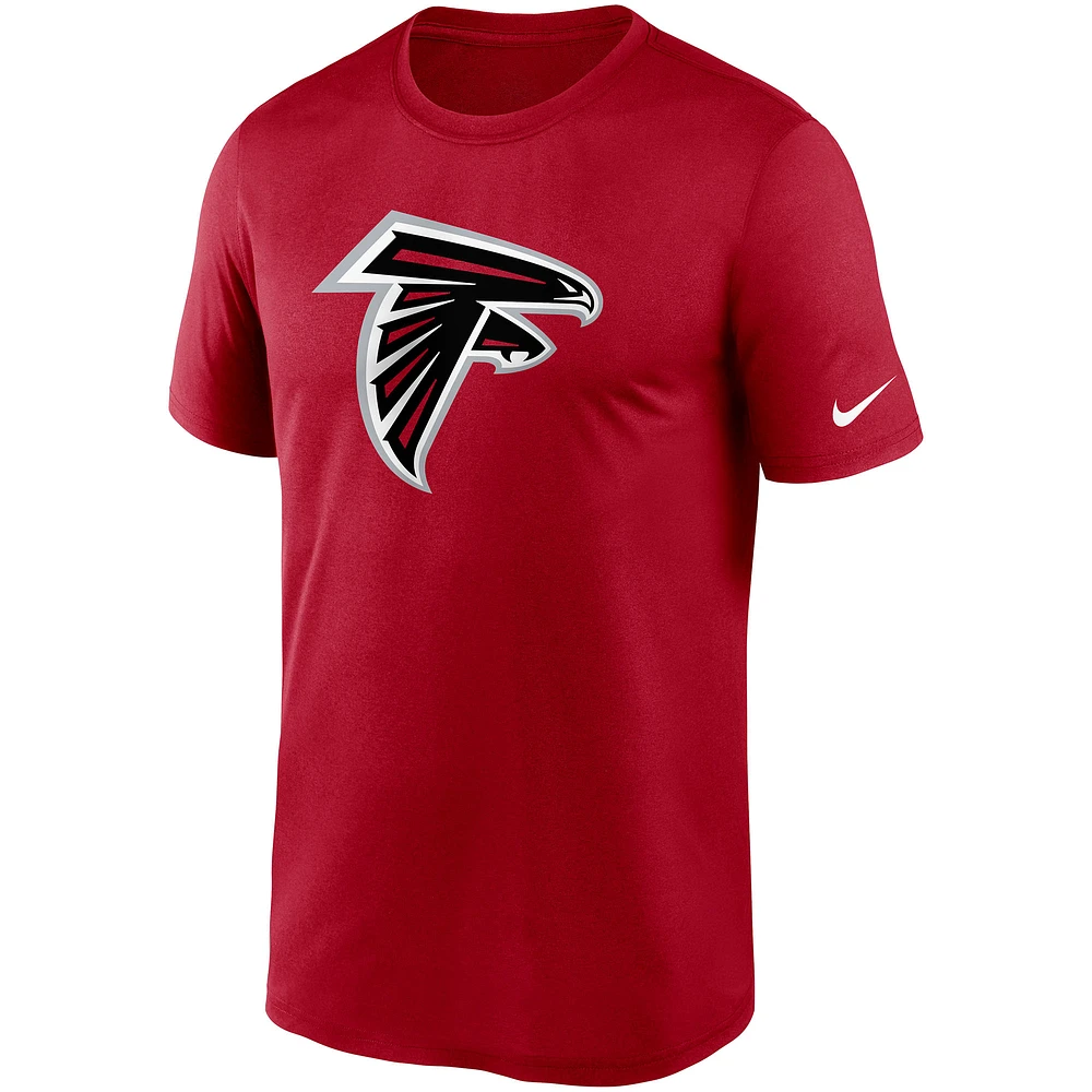 Men's Nike Red Atlanta Falcons Logo Essential Legend Performance T-Shirt