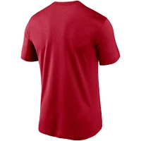 Men's Nike Red Atlanta Falcons Logo Essential Legend Performance T-Shirt