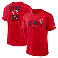 Men's Nike  Red Atlanta Falcons Rewind Slogan T-Shirt