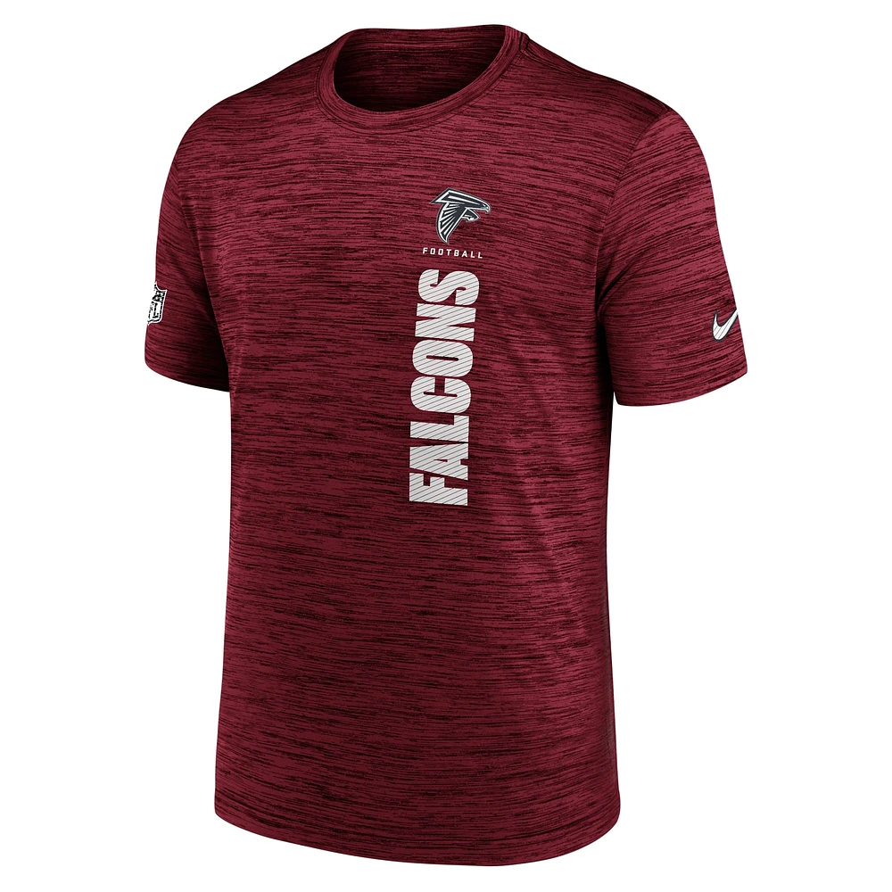 Men's Nike Red Atlanta Falcons Sideline Velocity Performance T-Shirt