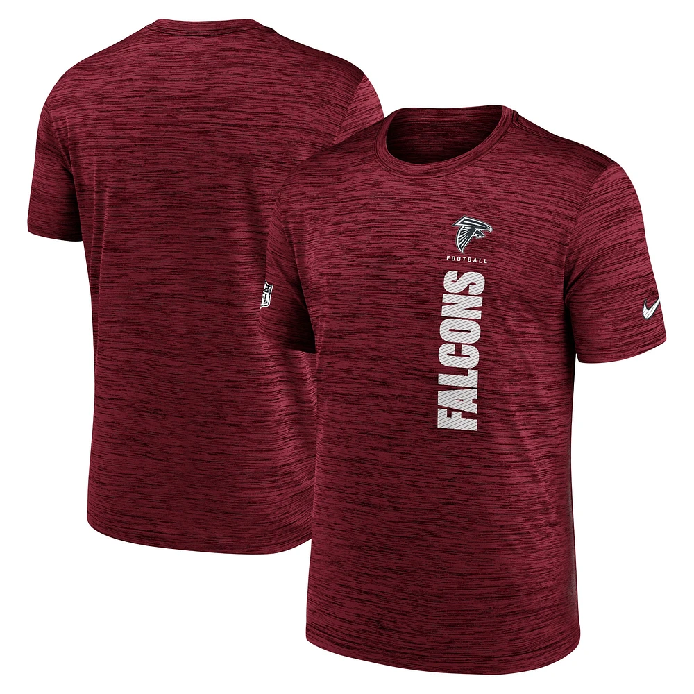 Men's Nike Red Atlanta Falcons Sideline Velocity Performance T-Shirt