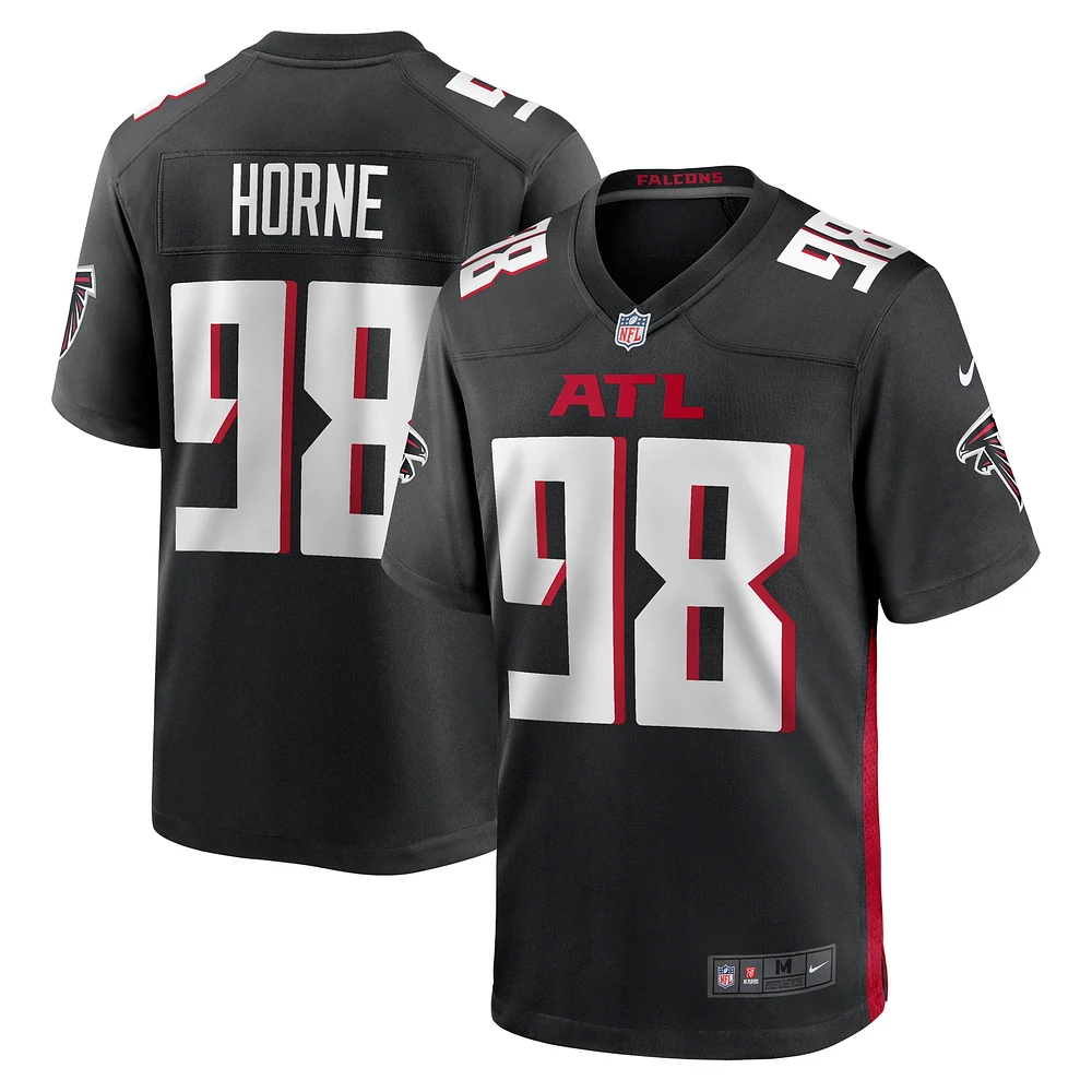 Maillot de joueur des Falcons d'Atlanta Nike Timmy Horne noir pour homme