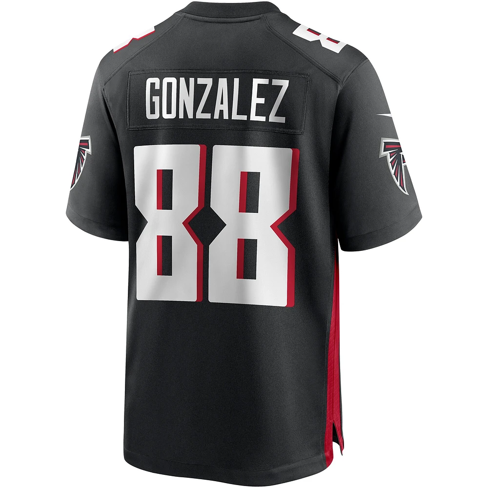 Maillot de joueur à la retraite des Falcons d'Atlanta Nike Tony Gonzalez pour homme, noir