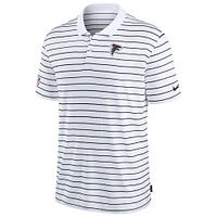 Polo de performance Nike pour hommes des Atlanta Falcons Sideline Lock Up Victory blanc