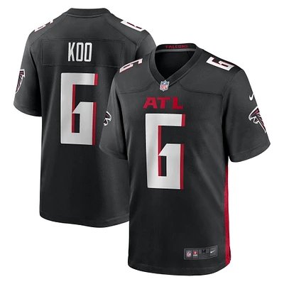 Men's Nike Younghoe Koo Black Atlanta Falcons Team Game Jersey