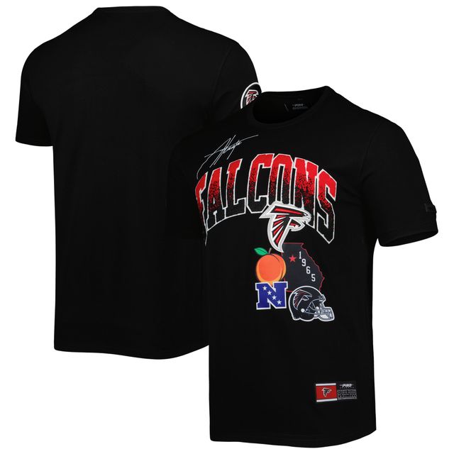 T-shirt noir Pro Standard de la collection Hometown des Falcons d'Atlanta pour hommes