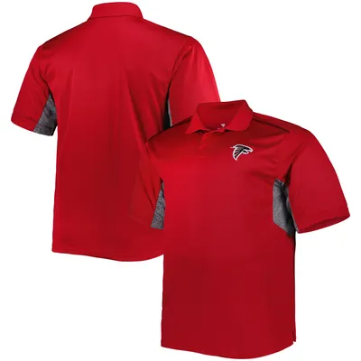 Atlanta Falcons Big & Tall Team Color Polo - Red