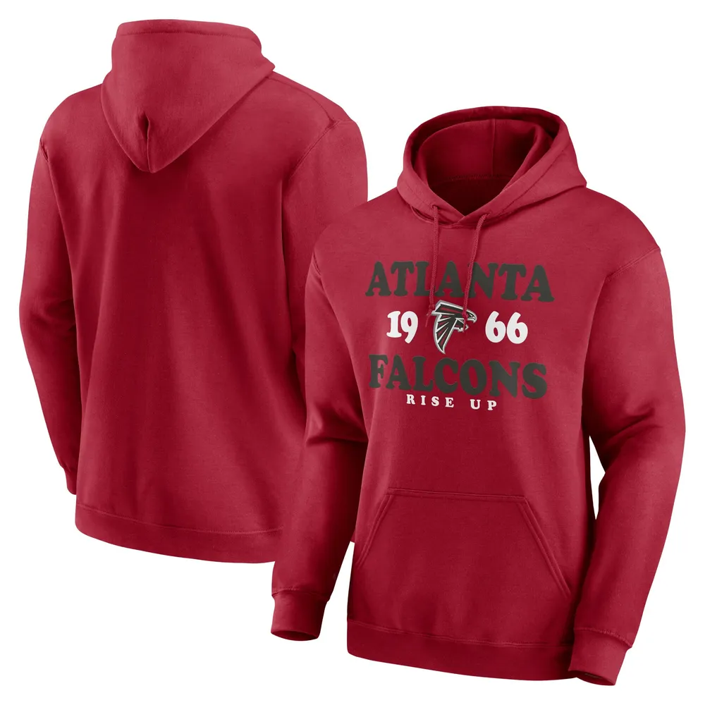 Women's Antigua Red Atlanta Falcons Victory Chenille Pullover Sweatshirt Size: Small