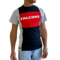 Refried Vêtements Heather Black Atlanta Falcons T-shirt fendu durable pour hommes