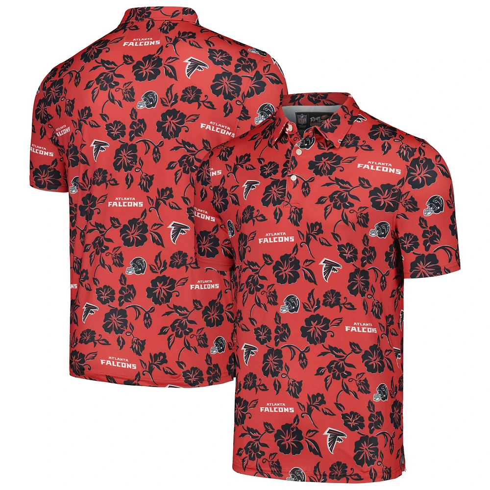 Polo Performance Pua Atlanta Falcons Reyn Spooner pour homme rouge