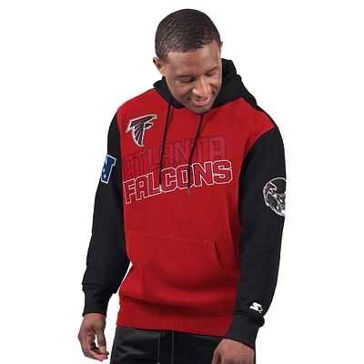 Men's Starter Red Atlanta Falcons Extreme Pullover Hoodie