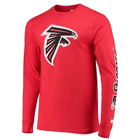 Men's Starter Red Atlanta Falcons Halftime Long Sleeve T-Shirt