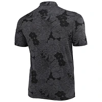 Men's Tommy Bahama Black Atlanta Falcons Big & Tall Miramar Blooms Polo