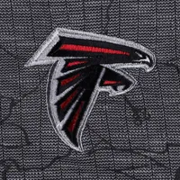 Men's Tommy Bahama Black Atlanta Falcons Big & Tall Miramar Blooms Polo