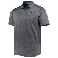 Men's Tommy Bahama Charcoal Atlanta Falcons Delray Frond IslandZone Polo