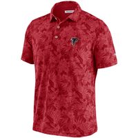 Men's Tommy Bahama Red Atlanta Falcons Sport Palmetto Palms Polo