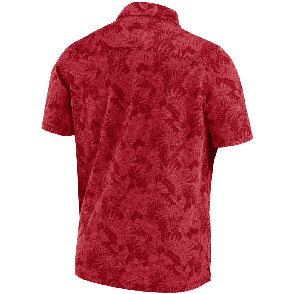 Men's Tommy Bahama Red Atlanta Falcons Sport Palmetto Palms Polo