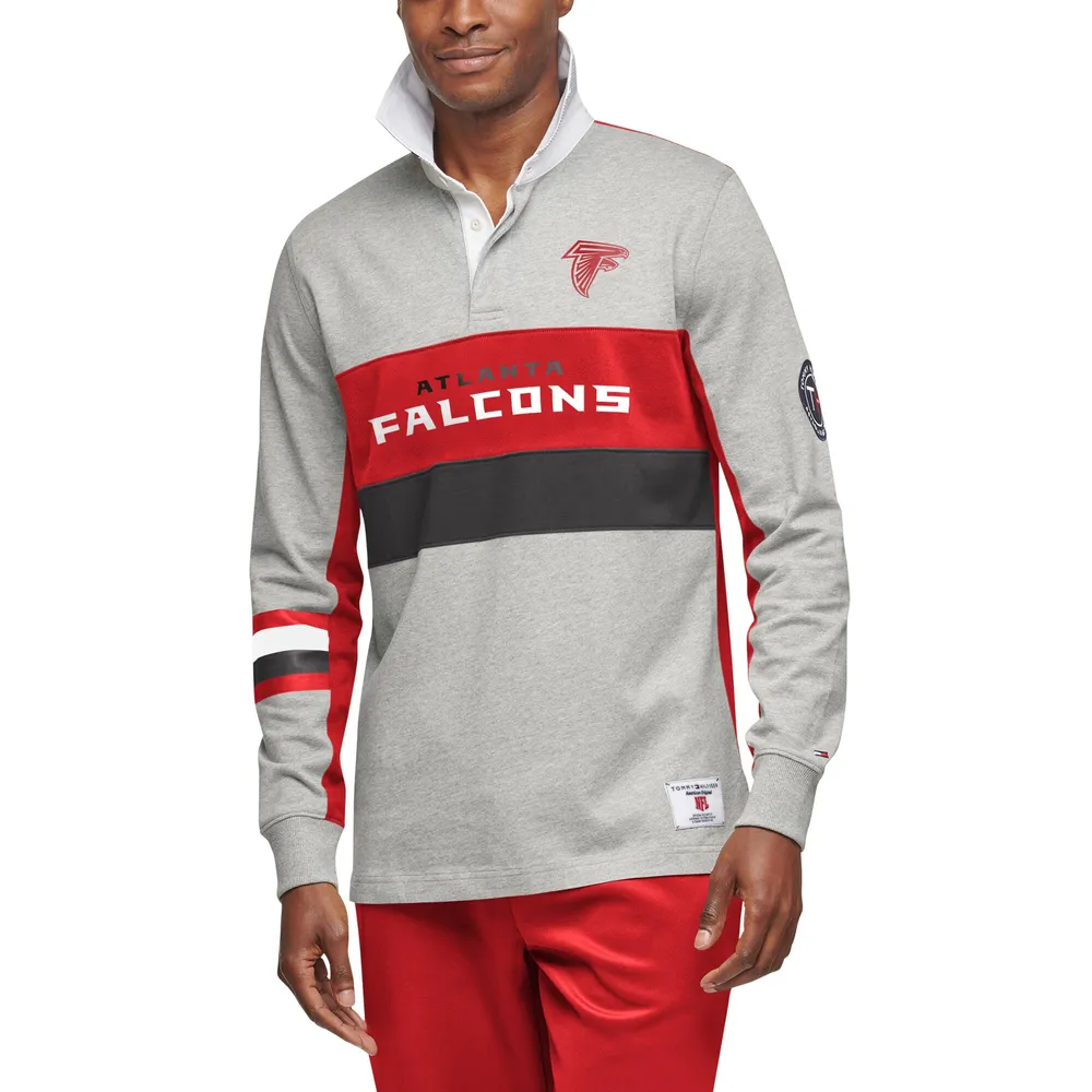 opbouwen wraak Vergevingsgezind Lids Atlanta Falcons Tommy Hilfiger Rugby Long Sleeve Polo - Gray/Red |  Connecticut Post Mall