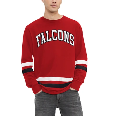 T-shirt à manches longues Tommy Hilfiger rouge/noir Atlanta Falcons Nolan pour hommes