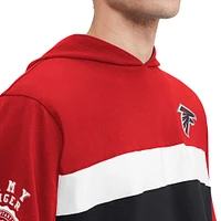 T-shirt à capuche manches longues Tommy Hilfiger rouge Atlanta Falcons Morgan pour hommes