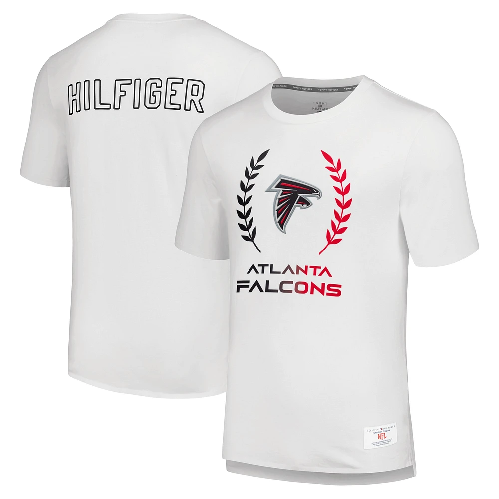 T-shirt Tommy Hilfiger blanc Atlanta Falcons Miles pour hommes