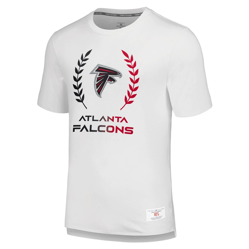 T-shirt Tommy Hilfiger blanc Atlanta Falcons Miles pour hommes