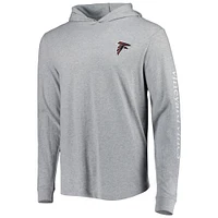 Men's Vineyard Vines Heathered Gray Atlanta Falcons Local Long Sleeve Hoodie T-Shirt